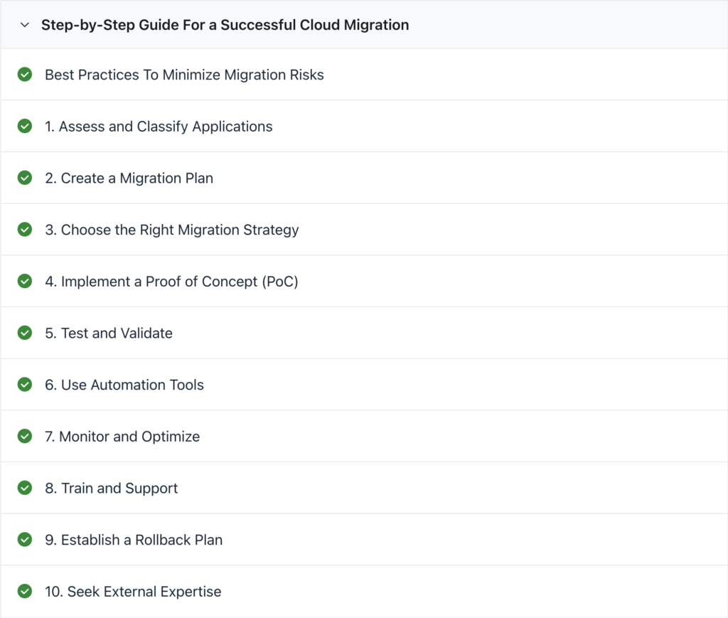 Module 05 - Step by step guide for a successful migration to the cloud
